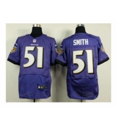 Nike baltimore ravens 51 Daryl Smith purple Elite NFL Jersey