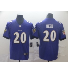 Ravens 20 Ed Reed Purple Vapor Untouchable Limited Jersey