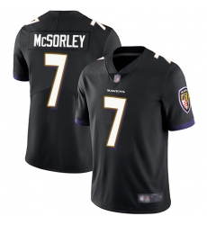 Ravens 7 Trace McSorley Black Alternate Men Stitched Football Vapor Untouchable Limited Jersey
