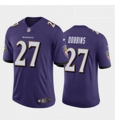 men j.k. dobbins baltimore ravens purple vapor limited jersey 
