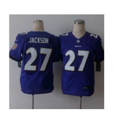 nike nfl jerseys baltimore ravens 27 jackson purple[Elite][jackson]