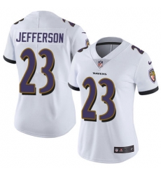 Nike Ravens #23 Tony Jefferson White Womens Stitched NFL Vapor Untouchable Limited Jersey