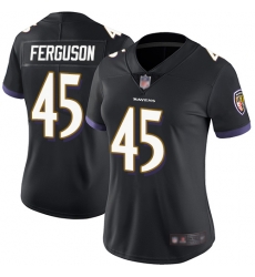 Ravens 45 Jaylon Ferguson Black Alternate Women Stitched Football Vapor Untouchable Limited Jersey