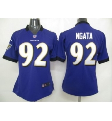 Womens Nike Baltimore Ravens 92# Ngata Jersey