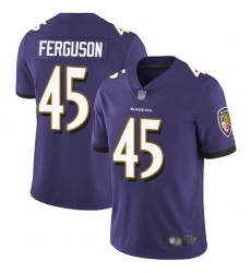 Ravens 45 Jaylon Ferguson Purple Team Color Youth Stitched Football Vapor Untouchable Limited Jersey