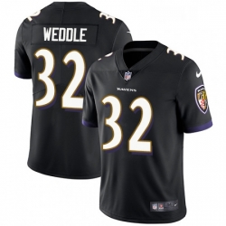 Youth Nike Baltimore Ravens 32 Eric Weddle Elite Black Alternate NFL Jersey