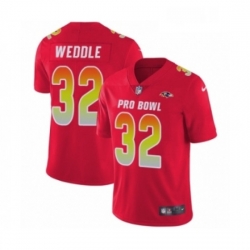 Youth Nike Baltimore Ravens 32 Eric Weddle Limited Red AFC 2019 Pro Bowl NFL Jersey