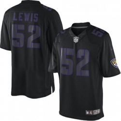 Youth Nike Baltimore Ravens 52 Ray Lewis Limited Black Impact NFL Jersey