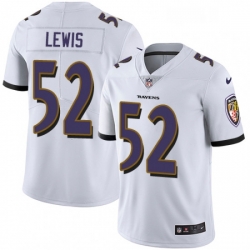 Youth Nike Baltimore Ravens 52 Ray Lewis White Vapor Untouchable Limited Player NFL Jersey