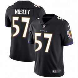 Youth Nike Baltimore Ravens 57 CJ Mosley Black Alternate Vapor Untouchable Limited Player NFL Jersey