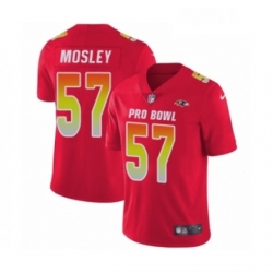 Youth Nike Baltimore Ravens 57 CJ Mosley Limited Red AFC 2019 Pro Bowl NFL Jersey