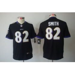 Youth Nike Baltimore Ravens 82 Torrey Smith Black Color[Youth Limited Jerseys]