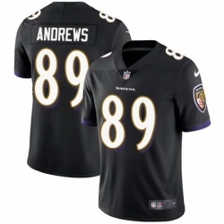 Youth Nike Baltimore Ravens 89 Mark Andrews Black Vapor Untouchable Limited Jersey