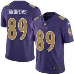 Youth Nike Baltimore Ravens 89 Mark Andrews Rush Limited Jersey