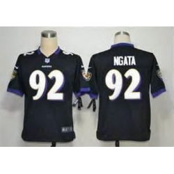 Youth Nike Baltimore Ravens #92 Haloti Ngata Black NFL Jerseys