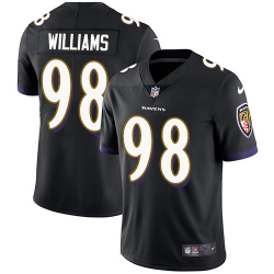 Youth Nike Ravens 98 Brandon Williams Black Alternate Stitched NFL Vapor Untouchable Limited Jersey