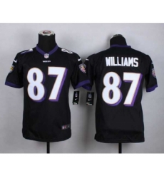 nike youth nfl jerseys baltimore ravens 87 williams black[nike]