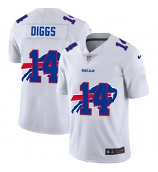 Buffalo Bills 14 Stefon Diggs White Men Nike Team Logo Dual Overlap Limited NFL Jersey