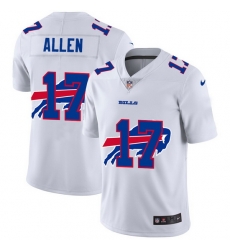 Buffalo Bills 17 Josh Allen White Men Nike Team Logo Dual Overlap Limited NFL Jersey