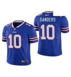 Men Buffalo Bills 10 Emmanuel Sanders Royal Blue 2020 Vapor Untouchable Stitched NFL Nike Limited Jersey