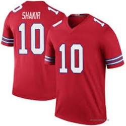 Men  Buffalo Bills 10 Khalil Shakir Red Limited Jersey