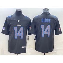 Men Buffalo Bills 14 Stefon Diggs Black 2018 Impact Limited Stitched Jersey