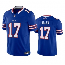 Men Buffalo Bills 17 Josh Allen Blue 2023 F U S E  Vapor Untouchable Limited Stitched Jersey
