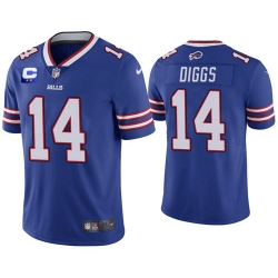 Men Buffalo Bills 2022 #14 Stefon Diggs Royal Blue With 2-star C Patch Vapor Untouchable Limited Stitched NFL Jersey
