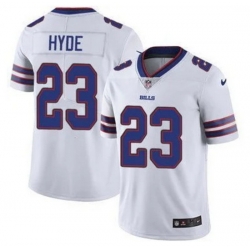 Men Buffalo Bills 23 Micah Hyde White Vapor Untouchable Limited Stitched Jersey