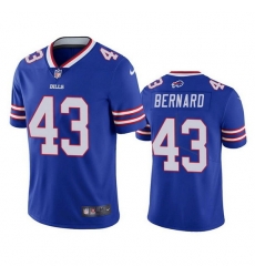 Men Buffalo Bills 43 Terrel Bernard Blue Vapor Untouchable Limited Stitched Jersey