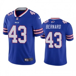 Men Buffalo Bills 43 Terrel Bernard Blue Vapor Untouchable Limited Stitched Jersey