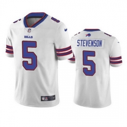 Men Buffalo Bills 5 Marquez Stevenson White Vapor Untouchable Limited Stitched jersey