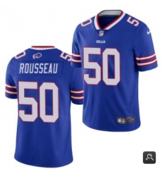Men Buffalo Bills #50 Gregory Rousseau Blue 2021 Vapor Untouchable Limited Stitched NFL Jersey