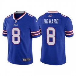 Men Buffalo Bills 8 O J  Howard Royal Vapor Untouchable Limited Stitched jersey