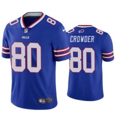 Men Buffalo Bills 80 Jamison Crowder Blue Vapor Untouchable Limited Stitched jersey