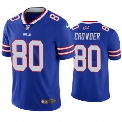 Men Buffalo Bills 80 Jamison Crowder Blue Vapor Untouchable Limited Stitched jersey