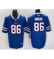 Men Buffalo Bills 86 Dalton Kincaid Blue Vapor Untouchable Limited Stitched Football Jersey