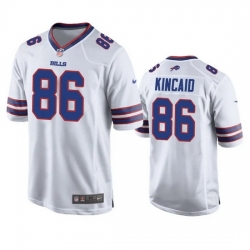 Men Buffalo Bills #86 Dalton Kincaid White Vapor Limited Stitched NFL Nike Jersey