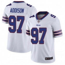 Men Buffalo Bills 97 Mario Addison White Vapor Untouchable Limited Stitched Jersey
