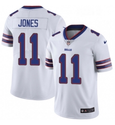 Mens Nike Buffalo Bills 11 Zay Jones White Vapor Untouchable Limited Player NFL Jersey
