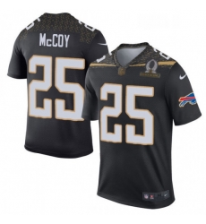 Mens Nike Buffalo Bills 25 LeSean McCoy Elite Black Team Irvin 2016 Pro Bowl NFL Jersey