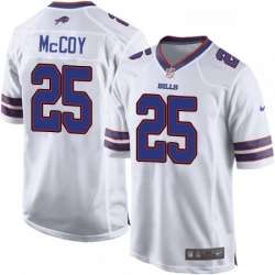 Mens Nike Buffalo Bills 25 LeSean McCoy Game White NFL Jersey