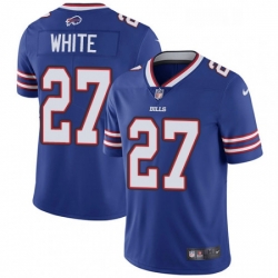 Mens Nike Buffalo Bills 27 TreDavious White Royal Blue Team Color Vapor Untouchable Limited Player NFL Jersey