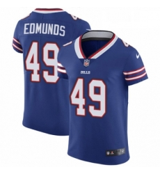 Mens Nike Buffalo Bills 49 Tremaine Edmunds Royal Blue Team Color Vapor Untouchable Elite Player NFL Jersey