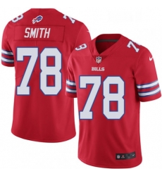 Mens Nike Buffalo Bills 78 Bruce Smith Limited Red Rush Vapor Untouchable NFL Jersey