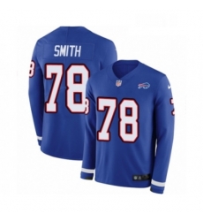 Mens Nike Buffalo Bills 78 Bruce Smith Limited Royal Blue Therma Long Sleeve NFL Jersey
