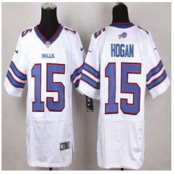 New Buffalo Bills #15 Chris Hogan White Men Stitched NFL New Elite Jersey