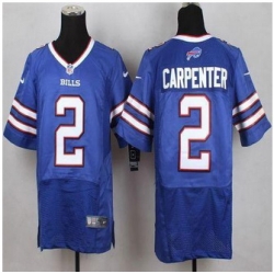 New Buffalo Bills #2 Dan Carpenter Royal Blue Team Color Men Stitched NFL New Elite Jersey