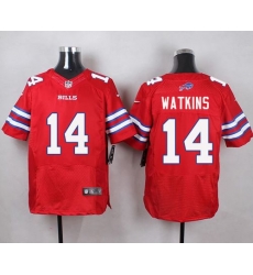 Nike Bills #14 Sammy Watkins Red Mens Stitched NFL Elite Rush Jersey