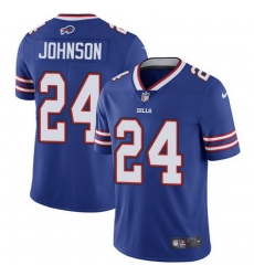 Nike Bills #24 Taron Johnson Royal Blue Team Color Mens Stitched NFL Vapor Untouchable Limited Jersey